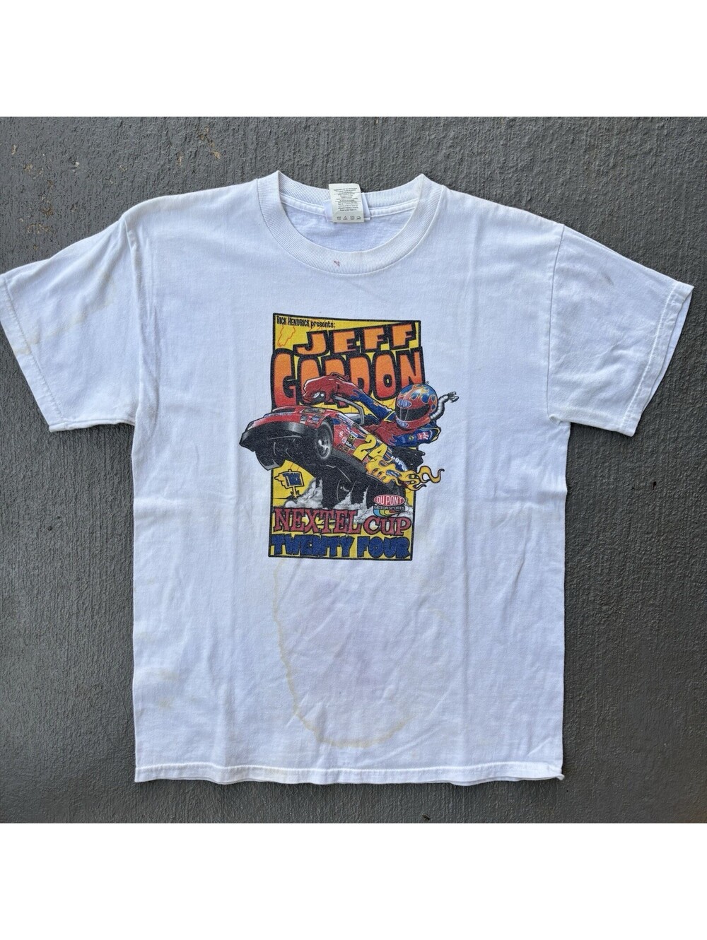 Vintage NASCAR Jeff Gordon Nextel Cup Twenty Four Move Over Shirt YOUTH Large